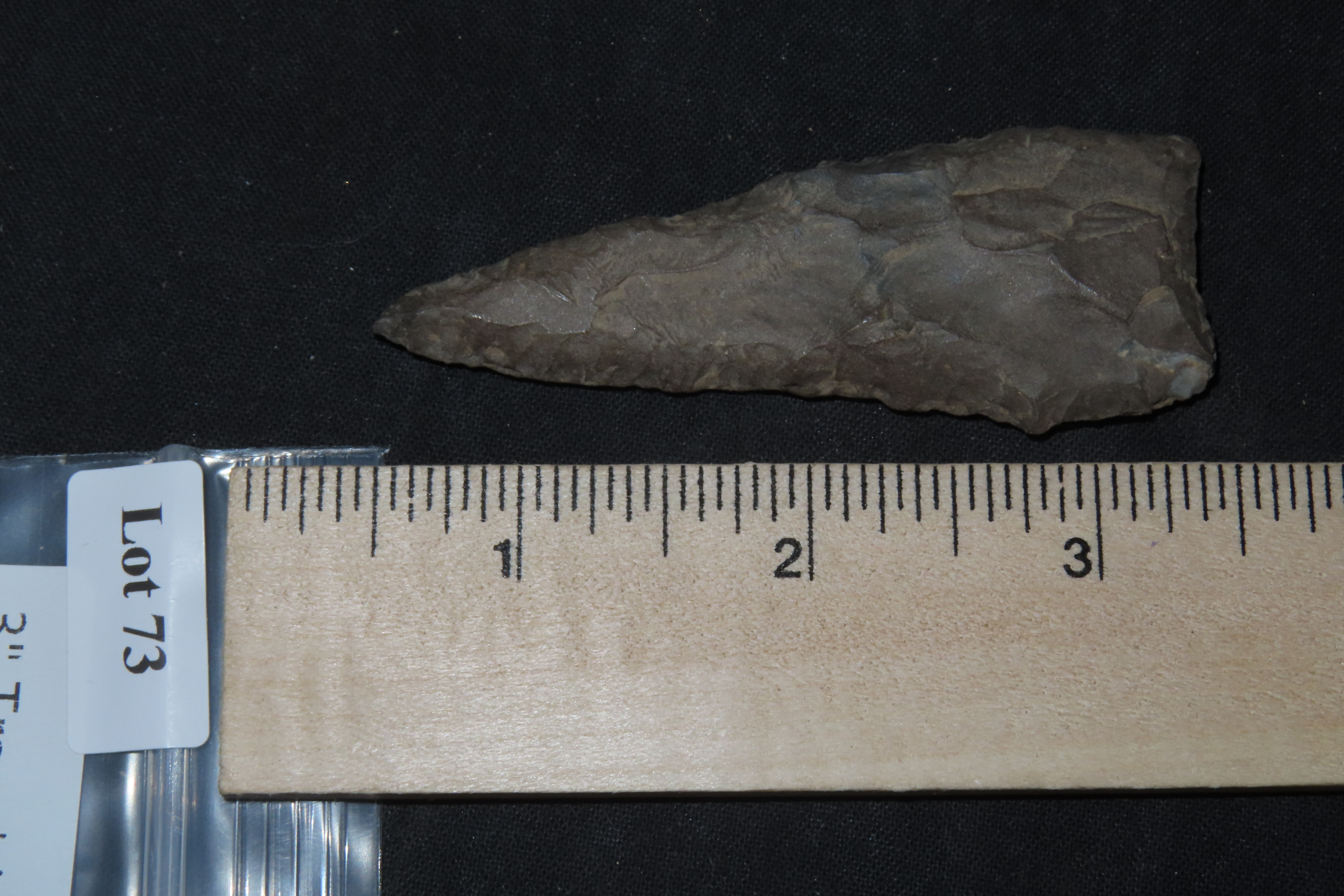 3" Transitional Point, Harpeth River Flaking, Central Tennessee
