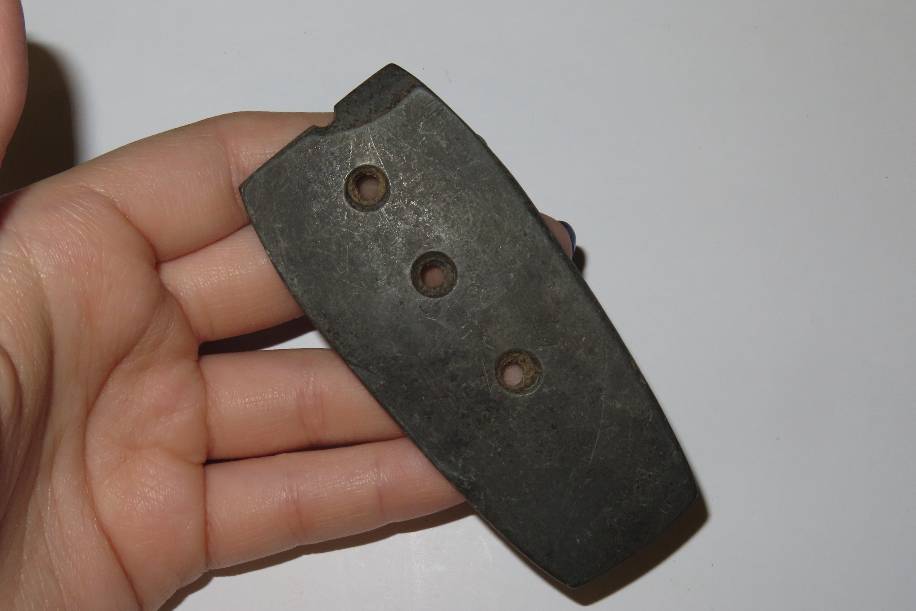 3 3/8" Multiple-Hole Gorget, North Carolina