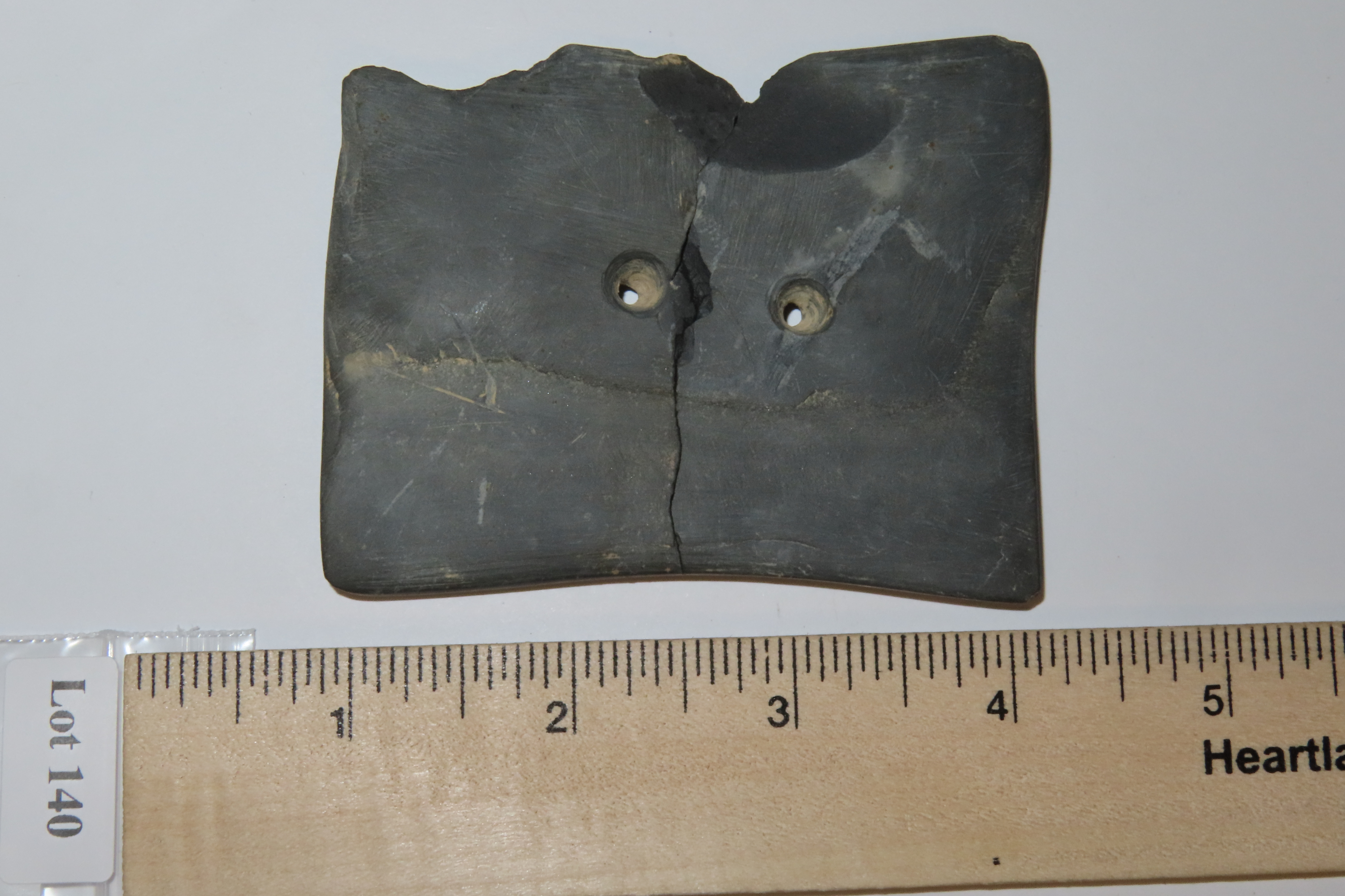 3 1/4" Concave Gorget, North Carolina