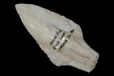 3" Adena, Kings Lake, Lincoln Co., Missouri, Ex. Charles Wesley