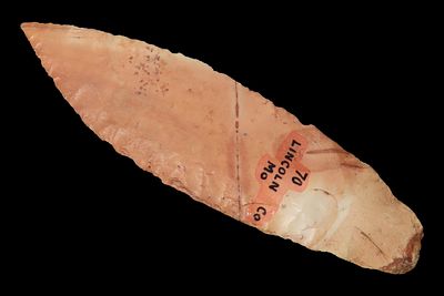 4 1/8" Mores Dagger, Lincoln Co., Missouri, Ex. Charles Wesley