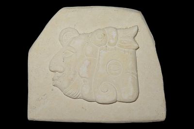 3" x 3 1/2" Hand-Carved Pre-Columbian-Style Stone Tablet