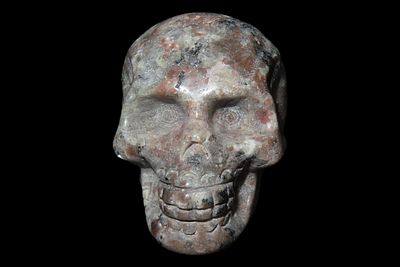 1 3/4" x 1 3/8" Colorful Crystal / Stone Skull