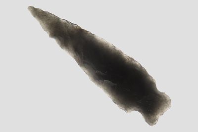 1 3/8" Rose Springs, Quality Obsidian, Oregon, Ex. Denis Burger