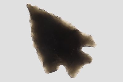 1 1/4" Elko Corner Notch, Quality Obsidian, Oregon, Ex. Denis Burger