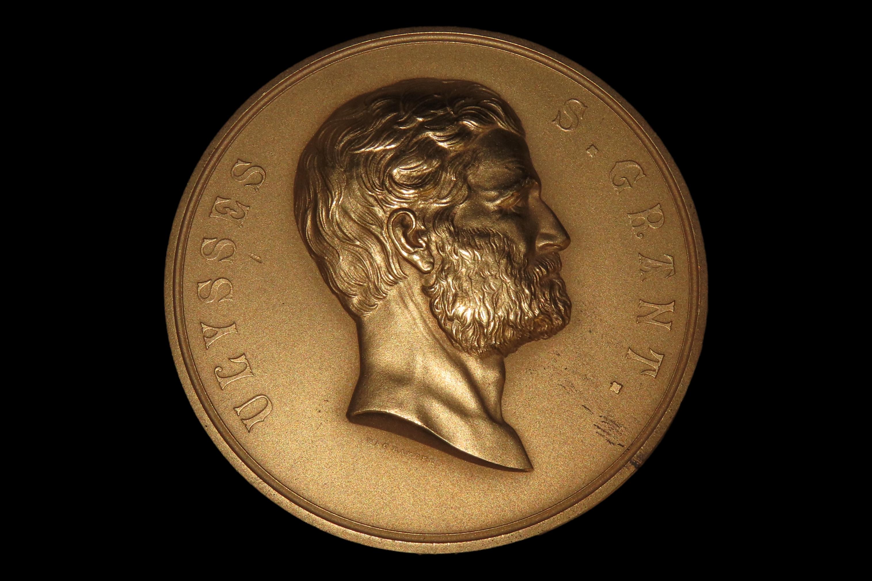 3" Vintage Ulysses S. Grant Indian Peace Medal