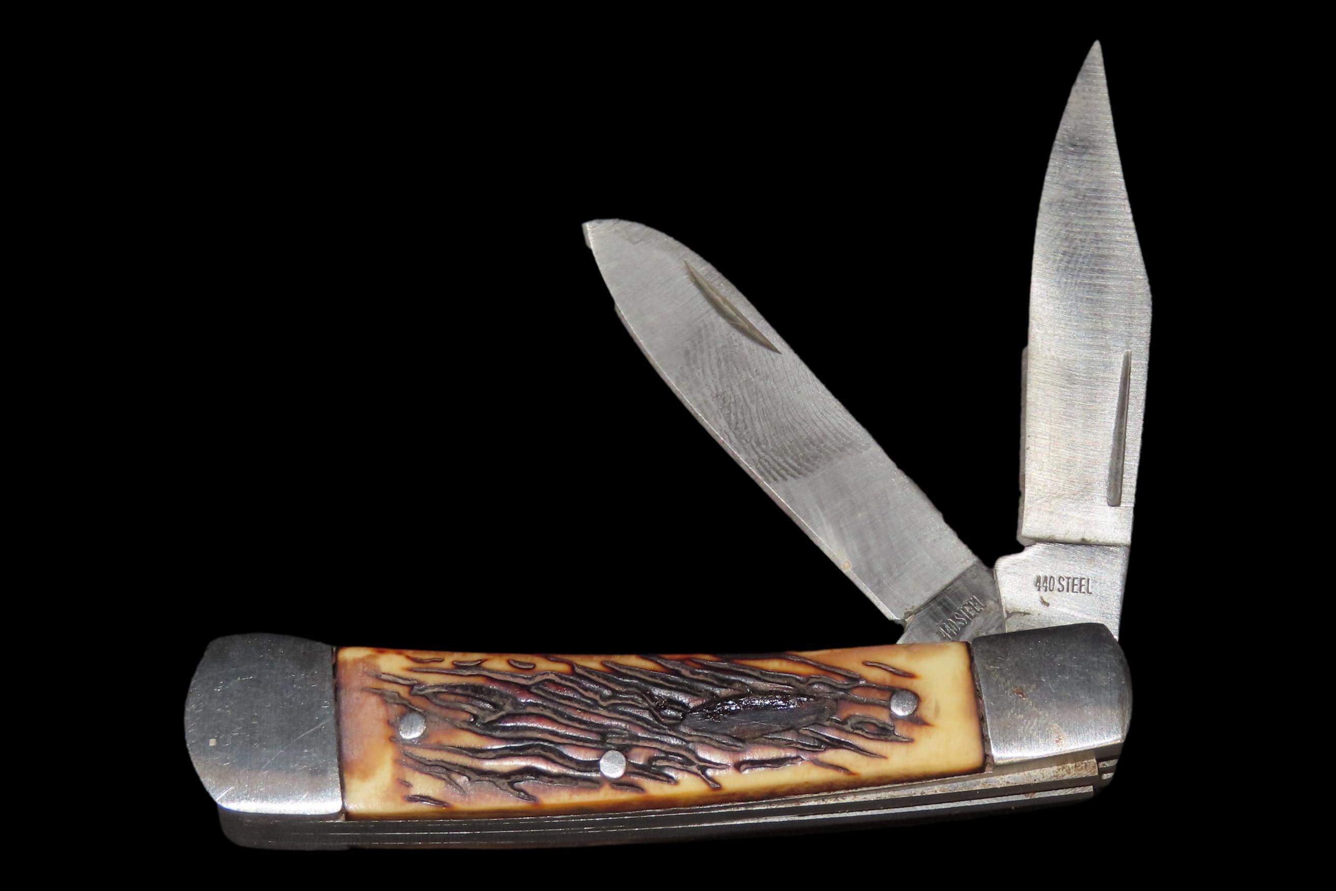 Vintage Dual-Blade Pocket Knife, Never Used or Sharpened