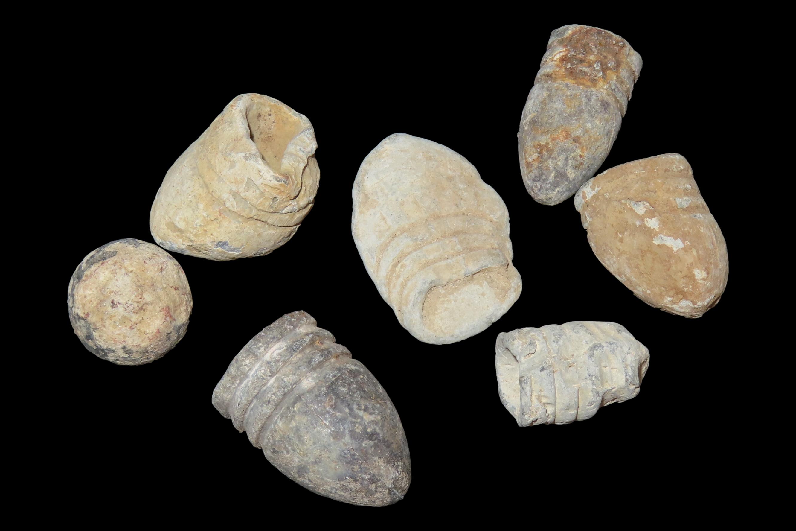 Lot of Civil War Bullets, Minie Balls, etc., St. Louis Area, Found by Ronald Knowles