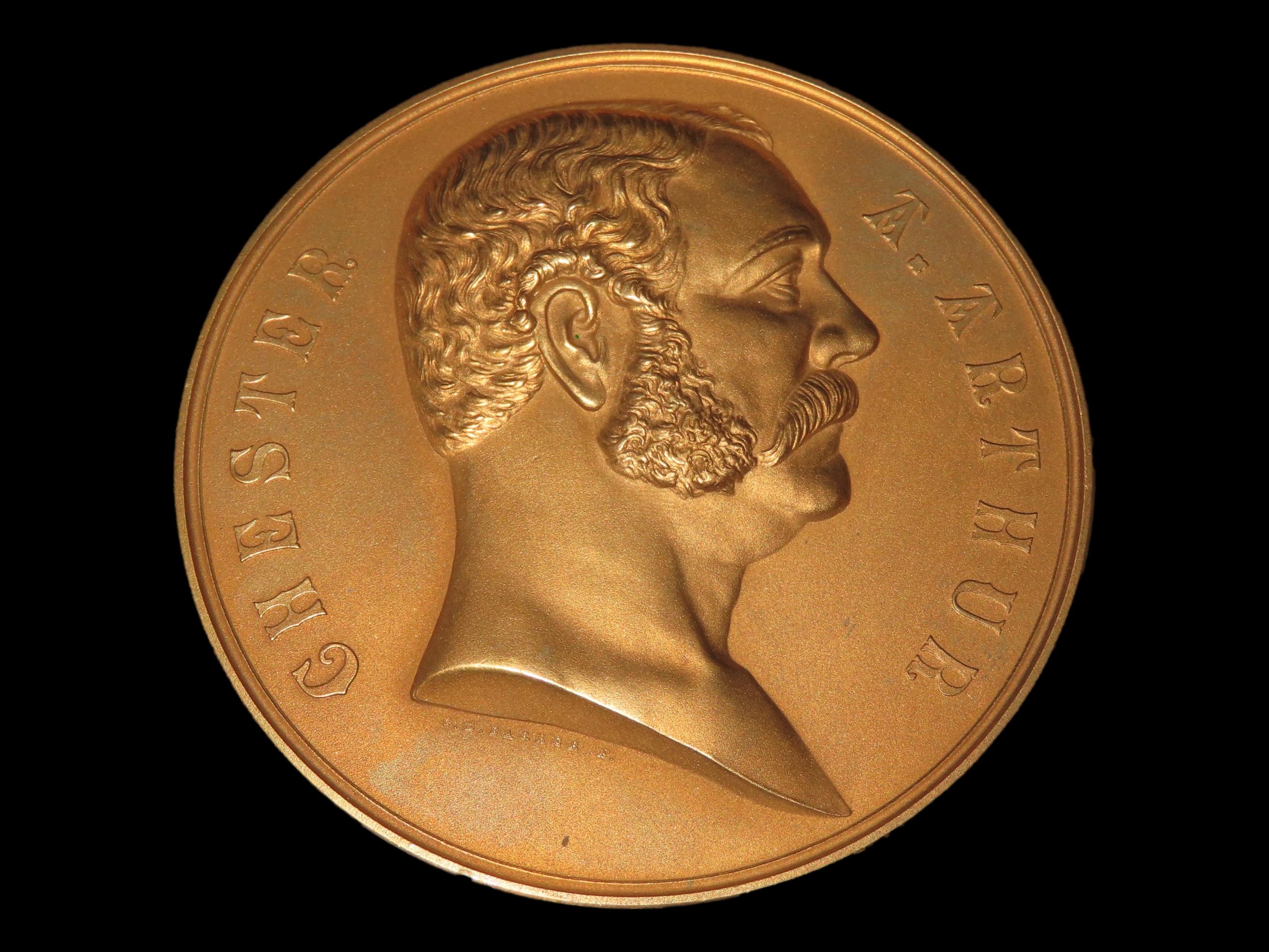 3" Vintage Chester A. Arthur Indian Peace Medal
