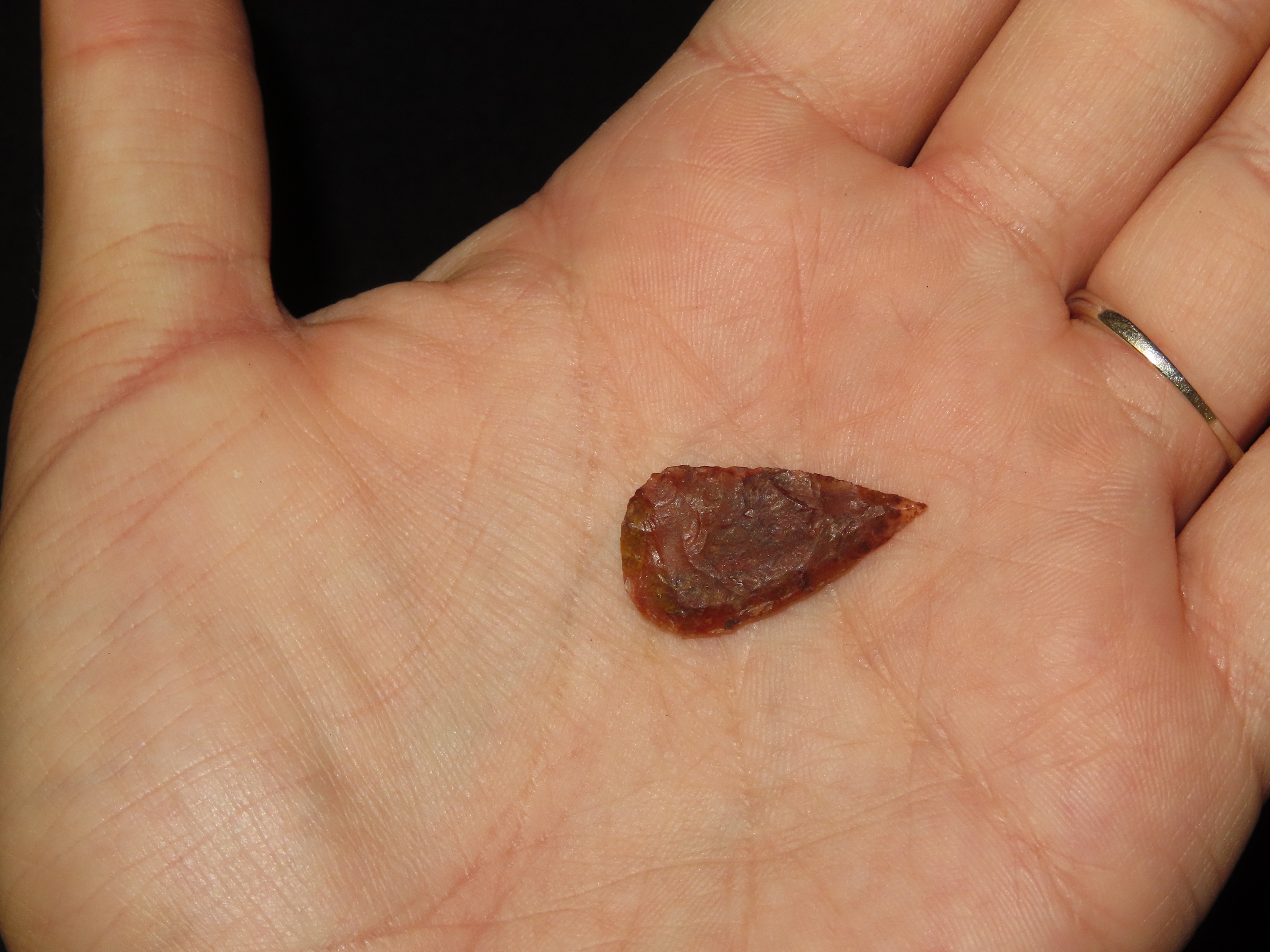 Translucent Agate Ovoid Blade / Bird Point, Eastern Colorado