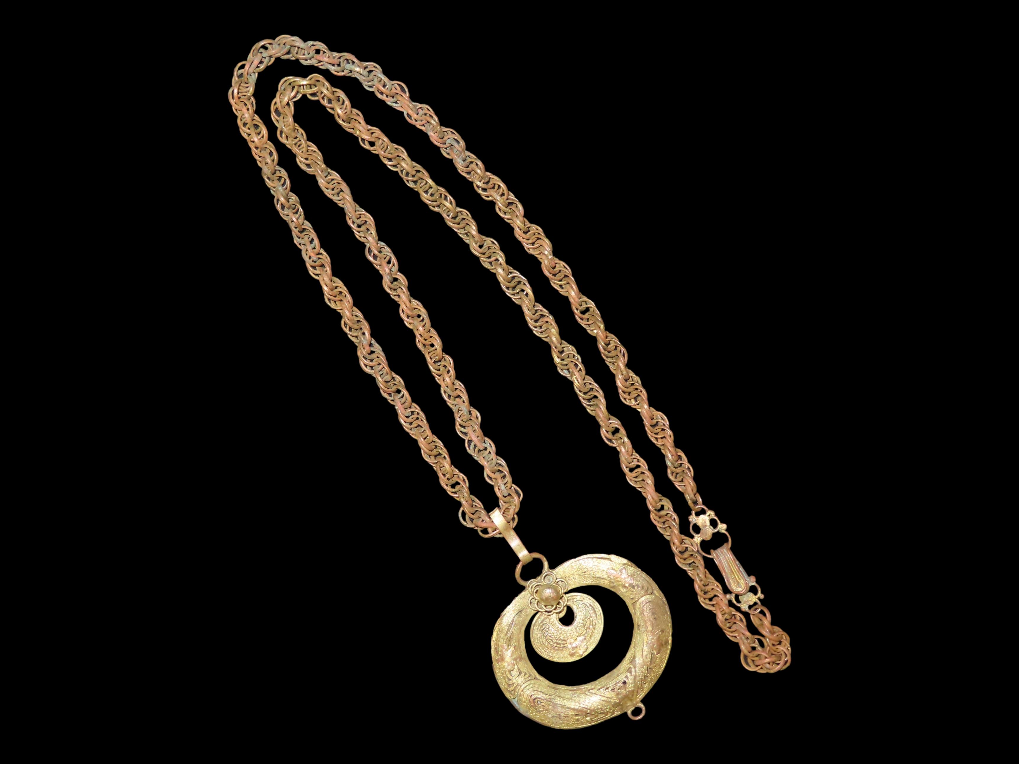 Nice Vintage Metal Necklace, Africa