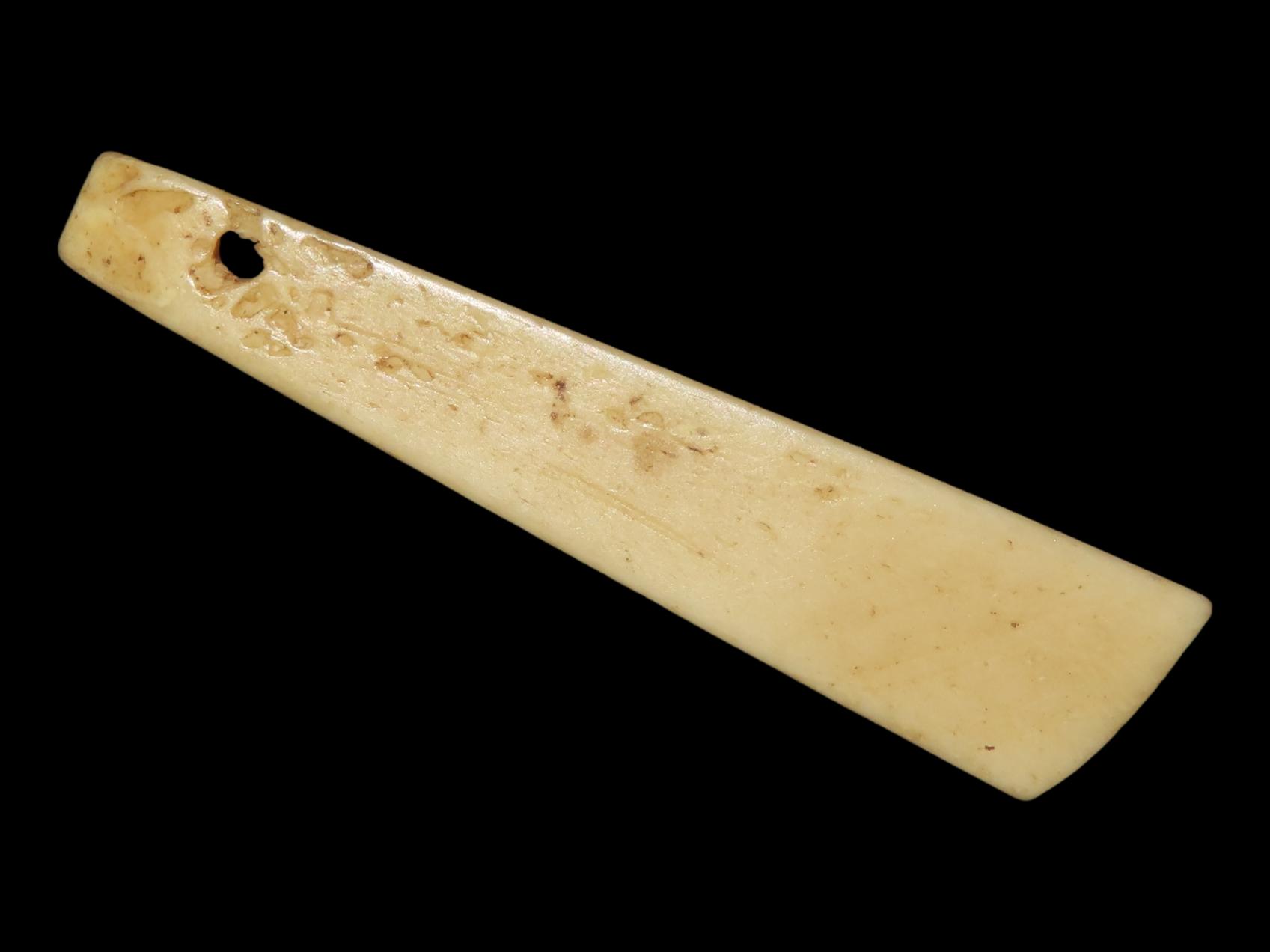 Drilled Bone Pendant, South Dakota