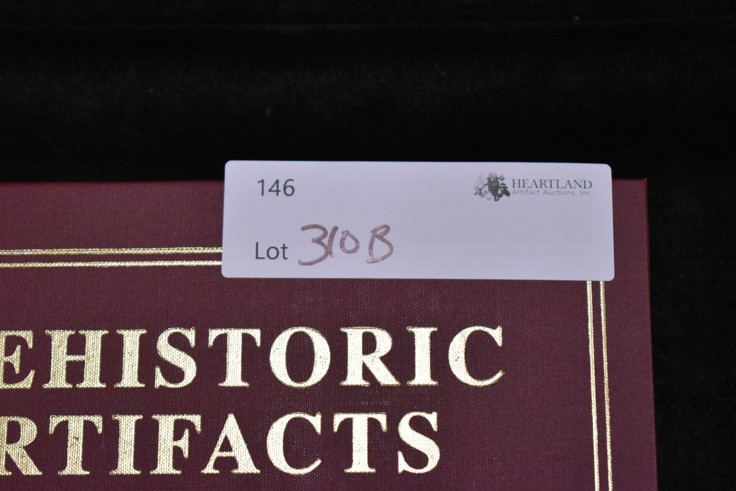 Lot 310B Prehistoric Artifacts of Iowa Book by Jim Roberson Heartland Artifact Auctions