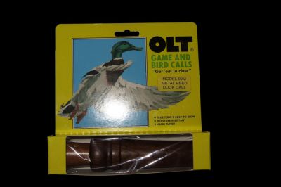 Vintage, New in the box Model 99M Metal Olt Reed Duck
