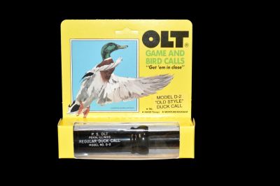 Vintage, New in box Model D-2 Olt Duck Call " Old