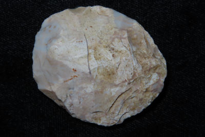 1 5/8" Thumb Scraper, found in S.E. Missouri / N.E. Arkansas.