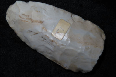 3 3/8" Clear Fork Gouge, found in S.E. Missouri / N.E. Arkansas.