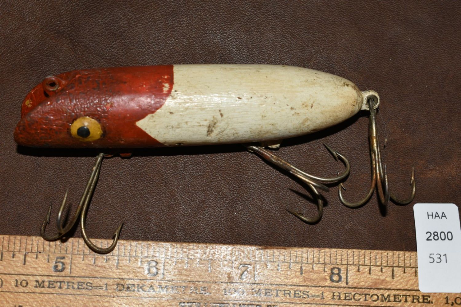 Lot 531 Antique Wood Fishing Lure Heartland Artifact Auctions