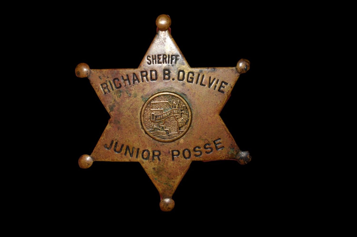 Lot 151 Vintage Sheriff Richard B Ogilvie Jr Posse Badge Heartland