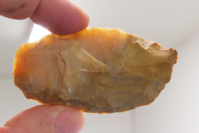 2 5/8" square knife with graver spur, Arkansas