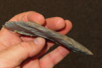 4 1/2" hornstone cache blade, broken and glued Collection of Roger Doetman, Effingham, IllinoisImage - 3