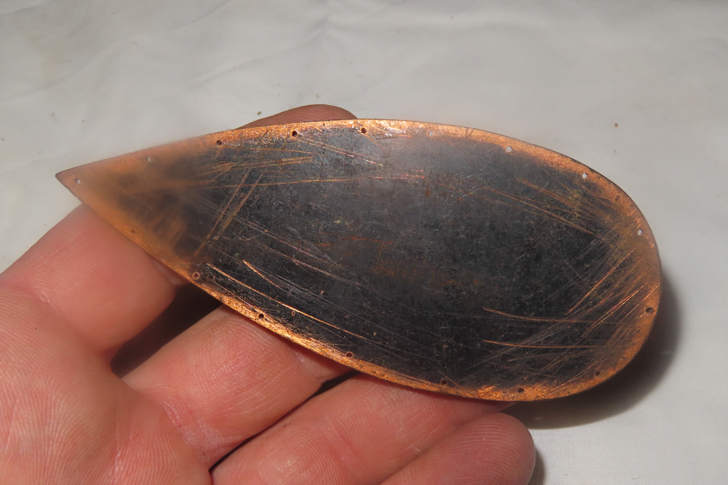 Lot 386 COPPER/BRASS PLATE DECATUR A.W. CASH CO IL Heartland