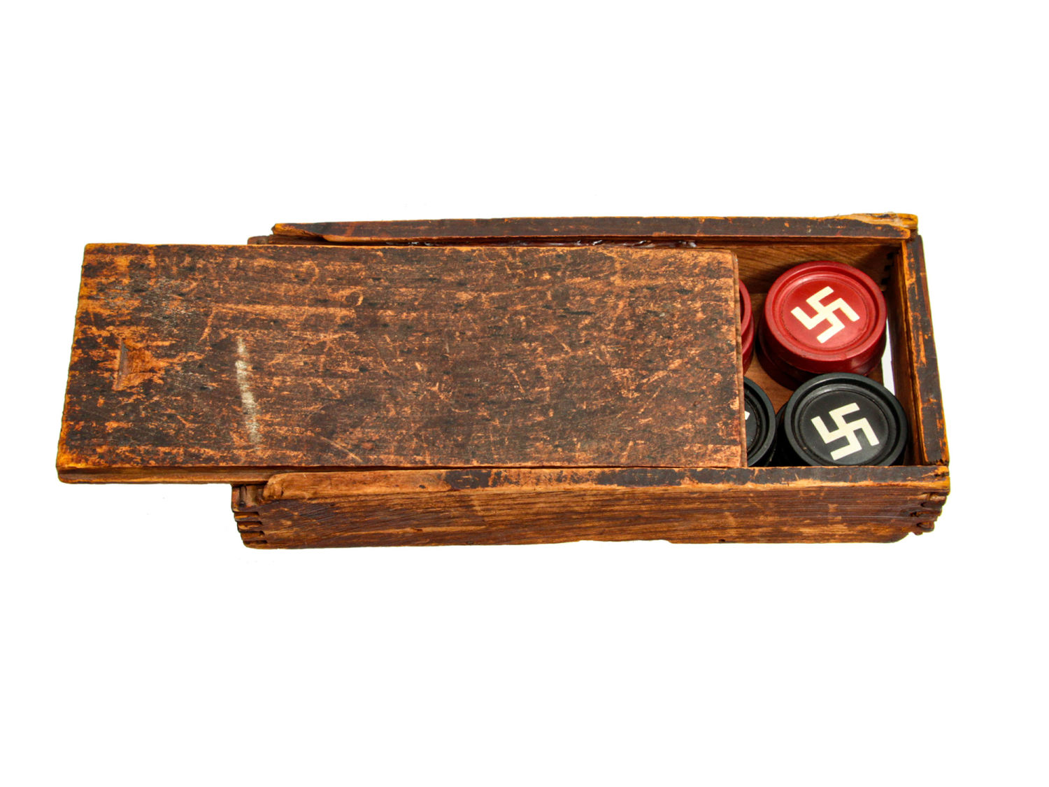 Lot 288 - A RARE CASED SET OF NAZI GERMAN CHECKERS WWII | Helios