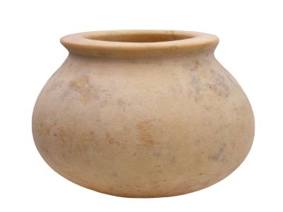 A MARBLE OR STONE BACTRIAN VESSEL, CA. 1ST MILLENIUM BC. An ancient vessel originating possibly