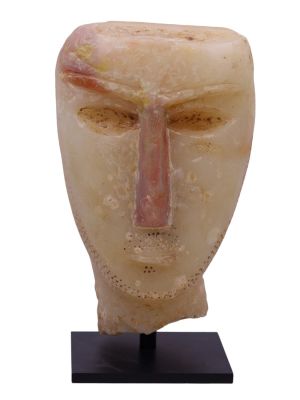 AN ARABIA FELIX BUST OF A BEARDED MAN, CA. 100 BC - 300 AD. A bust of a bearded man in the