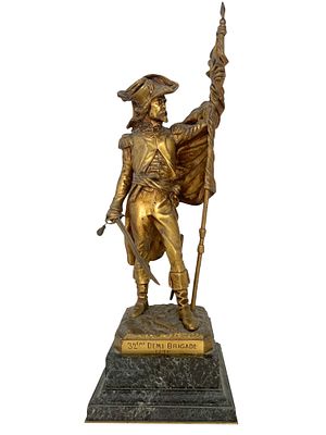 A LEVEEL, FRENCH, BRONZE SCULPTURE, 19TH C. Armand Jules Leveel (1821-1905), a bronze sculpture 