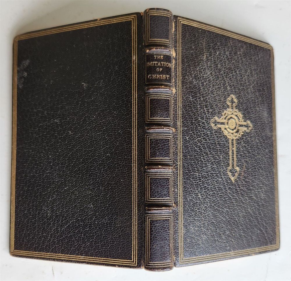 1908 IMITATION OF CHRIST THE ECCLESIASTICAL MUSIC SIGNED BINDING ANTIQUE. IMITATION of CHRIST 