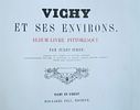 1890S PICTURESQUE VICHY FRANCE ILLUSTRATED ALBUM-LIVRE PITTORESQUE ANTIQUE. Vichy et ses Image - 1