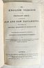 1830 BIBLE IN ENGLISH ANTIQUE ILLUSTRATED W/ MAPS. The English version of the Polyglott Bible Image - 2