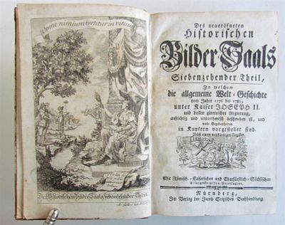 1780S ILLUSTRATED UNIVERSAL HISTORY FROM 1776 TO 1780 ANTIQUE IN GERMAN. Des neu-eroffneter 