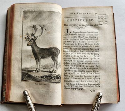 1770 HISTOIRE DES VOYAGES VOL. 76 ANTIQUE ILLUSTRATED TRAVELS TO SWEDEN. HISTOIRE GENERALE des 