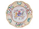 A SET OF FOUR SAMSON PORCELAIN ARMORIAL PLATES, 19TH/20TH CENTURY. A set of 4 porcelain plates Image - 3