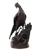 A JULES MOIGNIEZ (1835-1894) FRENCH BRONZE OF A PHEASANT, 19TH CENTURY. JULES MOIGNIEZ (French Image - 1
