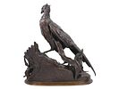 A JULES MOIGNIEZ (1835-1894) FRENCH BRONZE OF A PHEASANT, 19TH CENTURY. JULES MOIGNIEZ (French Image - 2