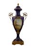 A SEVRES GILT-BRONZE MOUNTED PORCELAIN VASE, SIGNED E. COLLOT, LATE 19TH CENTURY. Of baluster Image - 1
