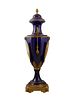 A SEVRES GILT-BRONZE MOUNTED PORCELAIN VASE, SIGNED E. COLLOT, LATE 19TH CENTURY. Of baluster Image - 2