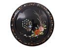 A BOHEMIAN MOSER GLASS BOX WITH ENAMEL DECORATION, LATE 19TH CENTURY. Of circular cushion form Image - 2