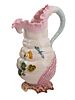 A RUDOLSTADT ART NOUVEAU HAND-PAINTED POTTERY PITCHER, LATE 19TH / EARLY 20TH CENTURY. Of Image - 1