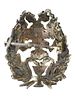 A RUSSIAN IMPERIAL SILVER BADGE. The pin is hallmarked with a Russian silver proof mark. Image - 1