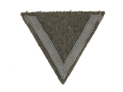 A WWII GERMAN ENSIGN FIELD TUNIC CLOTH SLEEVE PATCH 1936-42. A WW2 German Army corporal field 