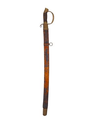 A RUSSIAN OFFICER SHASHKA SWORD M1881. Imperial Russian officer's saber (shashka) with gilt 