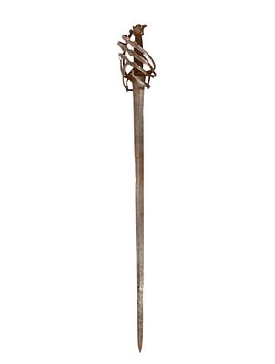 A RENAISSANCE ITALIAN SCHIAVONA SWORD, VENICE, C. 1600. A well-preserved example of a late 