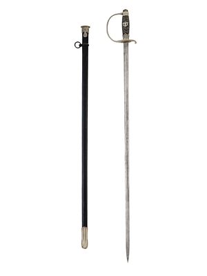 A NAZI GERMANY POLICE OFFICER DEGEN SWORD BY PAUL WEYERSBERG, WW2. A German police (SS) 