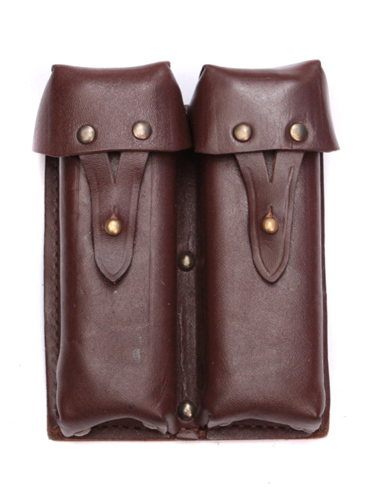 Lot 188 - A LEATHER POUCH FOR 4 APS SOVIET STECHKIN PPISTOL