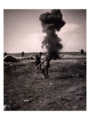 AN ANATOLY GARANIN ORIGINAL SOVIET WWII PHOTOGRAPH, 1942. Anatoly Garanin, an original black and 