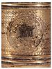 A RUSSIAN GILT-SILVER TEA GLASS HOLDER WITH GUILLOCHE ETCHING. Of baluster form on a circular Изображение - 3